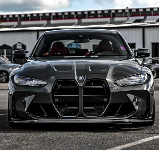 Gloss Black CSL STYLE Front Kidney Grille ABS For BMW G80 M3 G82 G83 M4 2020+