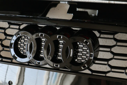 Audi A3 / S3 8V (Facelift) Replacement Honeycomb Front Grille in Gloss Black (2017-2020 Models)