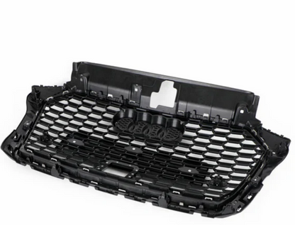 Audi A3 / S3 8V (Facelift) Replacement Honeycomb Front Grille in Gloss Black (2017-2020 Models)