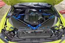 Dry Carbon Fiber Engine Radiator Cooling Slam Panel Cover For BMW G80 M3 G82 G83 M4