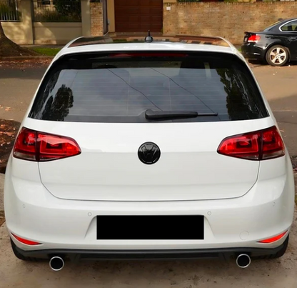Gloss Black / Carbon Fibre Look Badges for VW Golf Mk7