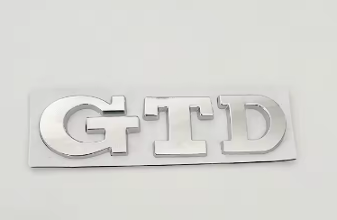 Front & Rear GTD Badges for VW Golf Mk7