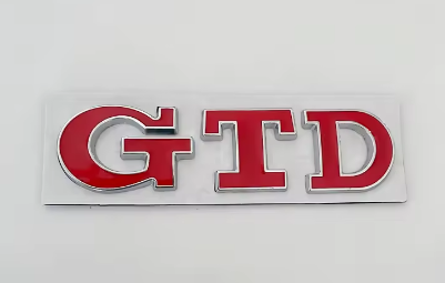 Front & Rear GTD Badges for VW Golf Mk7