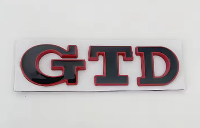 Front & Rear GTD Badges for VW Golf Mk7
