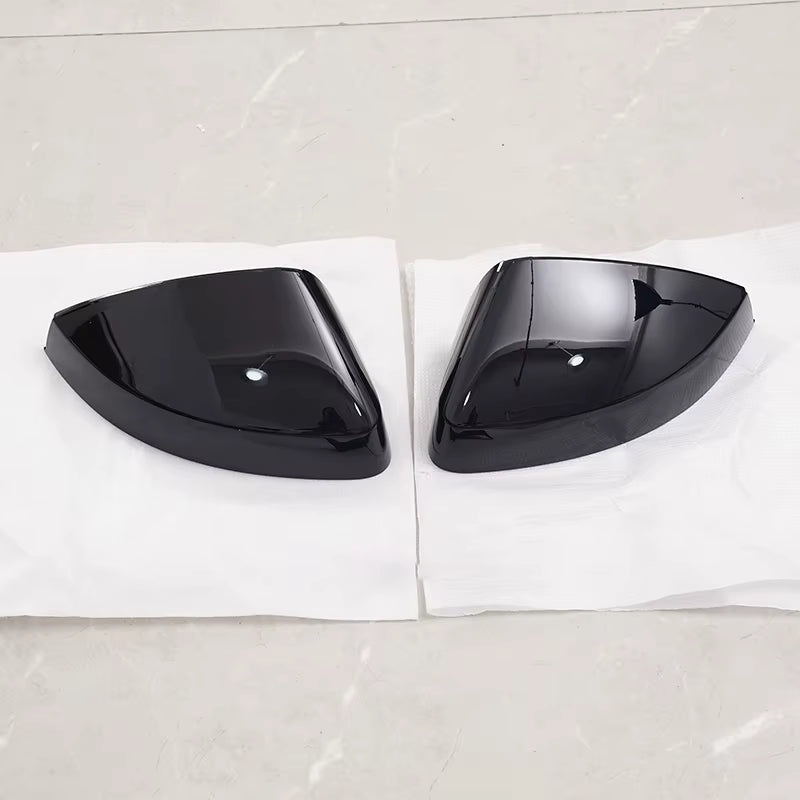 Audi A3 8V Gloss Black Wing Mirror Covers – Pair | 2014–2018 | Replacement Side Mirror Caps | Without Lane Assist | Required Automotive