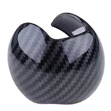 Audi Carbon Fibre Pattern Gear Shift Knob Boot Cover Trim – A3, S3, TT & Q2L | Interior Styling Accessory | Required Automotive
