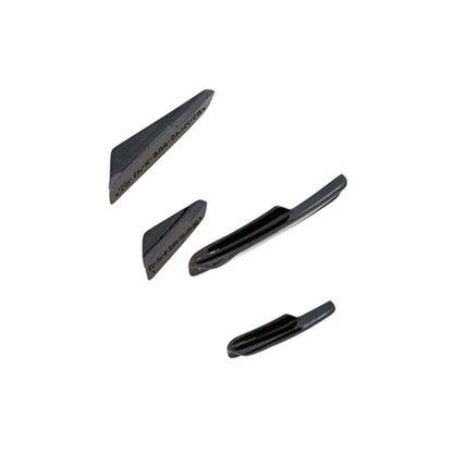 Maxton Design Toyota GR Yaris Front Bumper Canards In Gloss Black (Mk4)