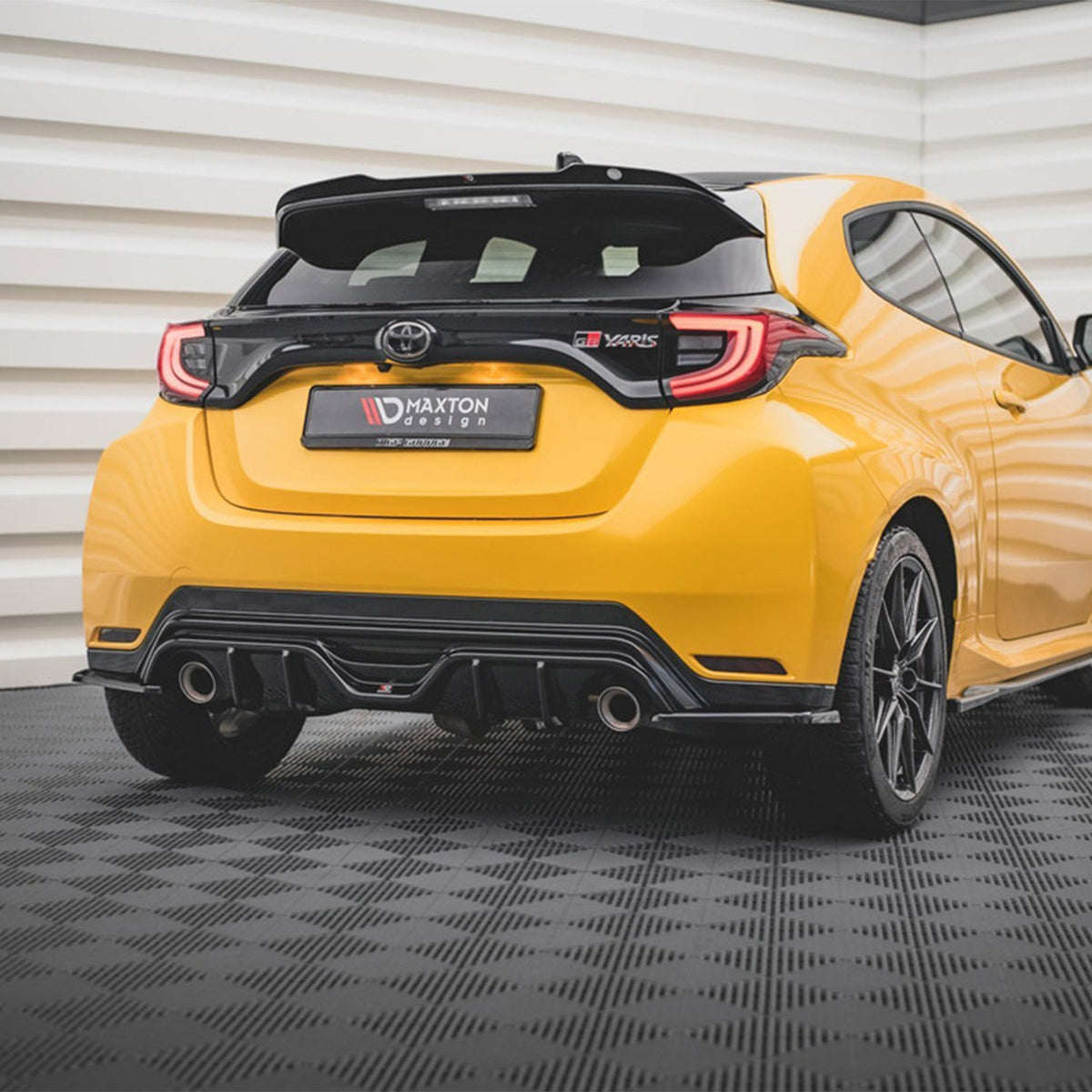 Maxton Design Toyota GR Yaris Rear Diffuser In Gloss Black (Mk4)