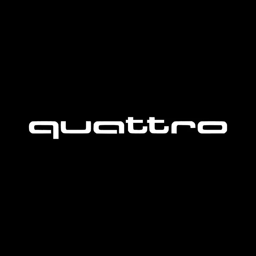 Audi Quattro LED Door Logo Projector Lights – 2 Piece Set | Welcome Lights