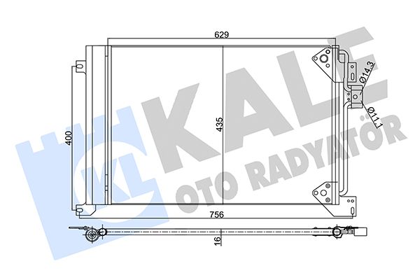 NRF Air Conditioning Condenser 350335