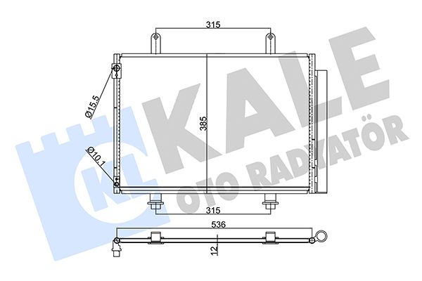NRF Air Conditioning Condenser 350640
