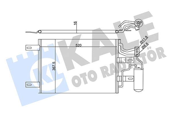 NRF Air Conditioning Evaporator 350655