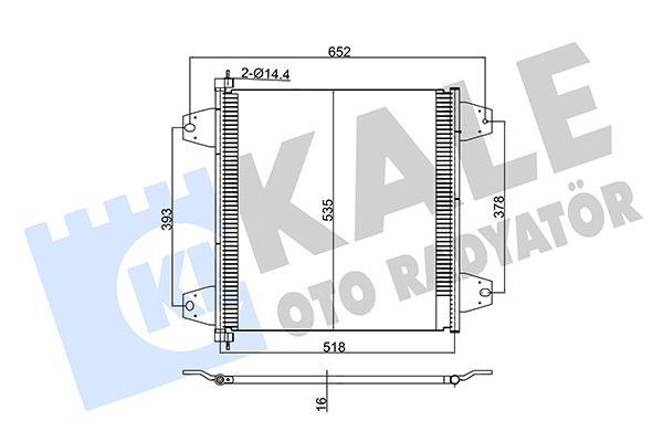 NRF Air Conditioning Condenser 350325