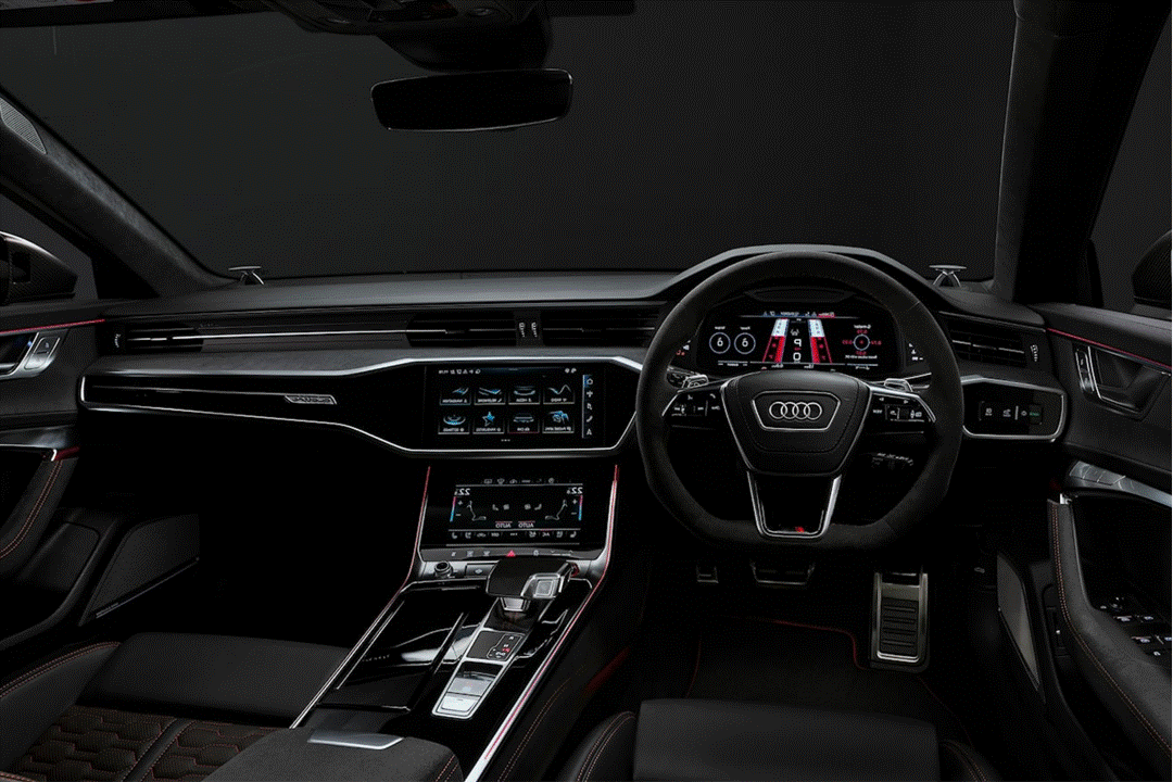 Audi A6 C8 / A7 4K8 (2019–2024) Matte TPU Interior Protection Film – Centre Console & LCD Display Screen Protector