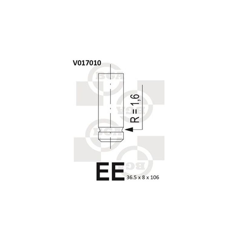 BGA Exhaust Valve V017010