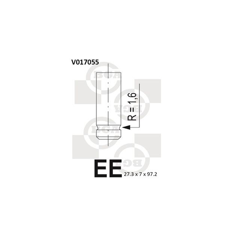 BGA Exhaust Valve V017055