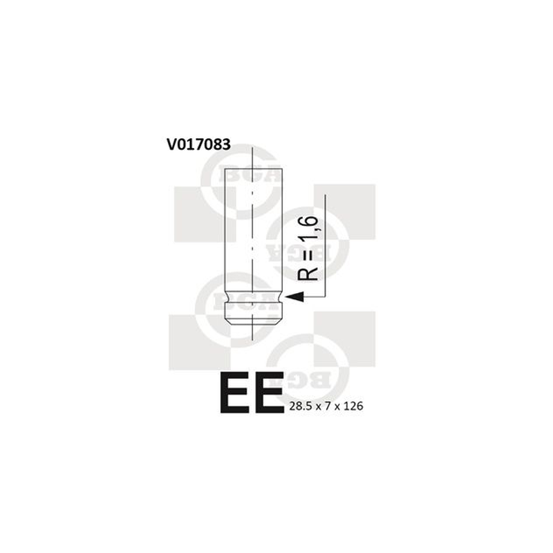 BGA Exhaust Valve V017083