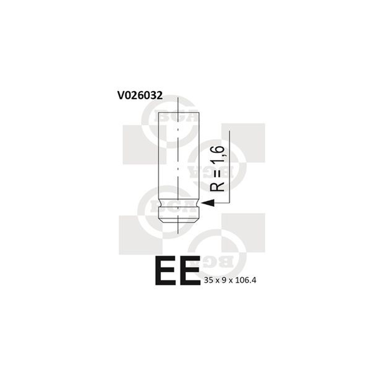 BGA Exhaust Valve V026032
