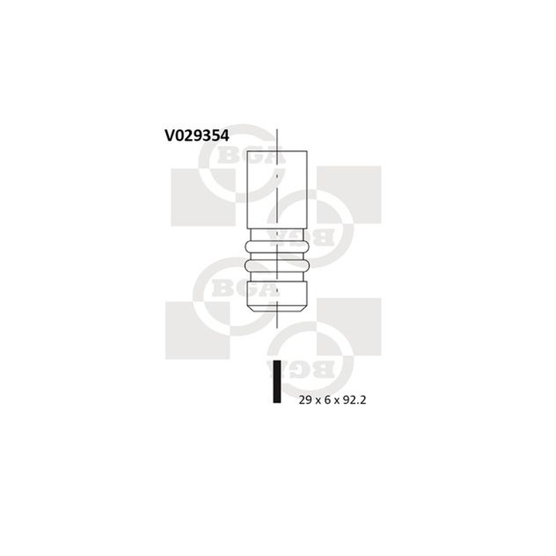 BGA Exhaust Valve V029354