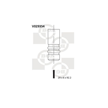 BGA Exhaust Valve V029354