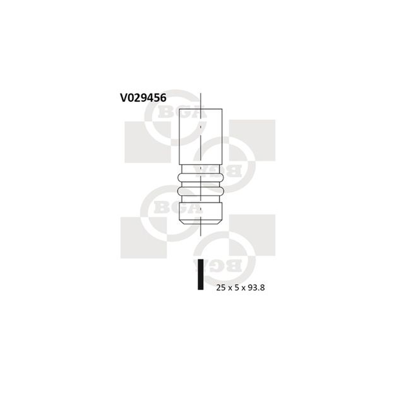 BGA Exhaust Valve V029456