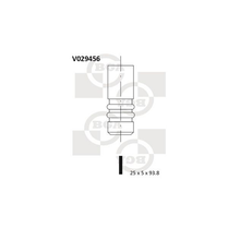 BGA Exhaust Valve V029456