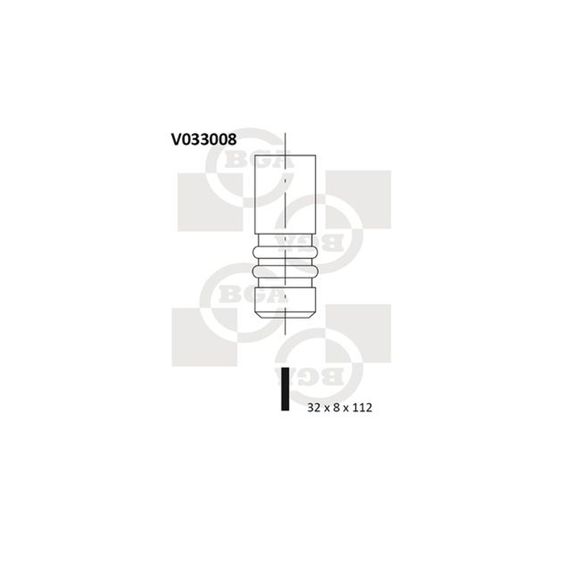 BGA Exhaust Valve V033008