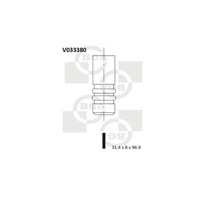BGA Exhaust Valve V033380