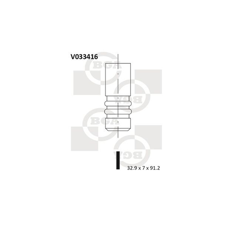 BGA Exhaust Valve V033416