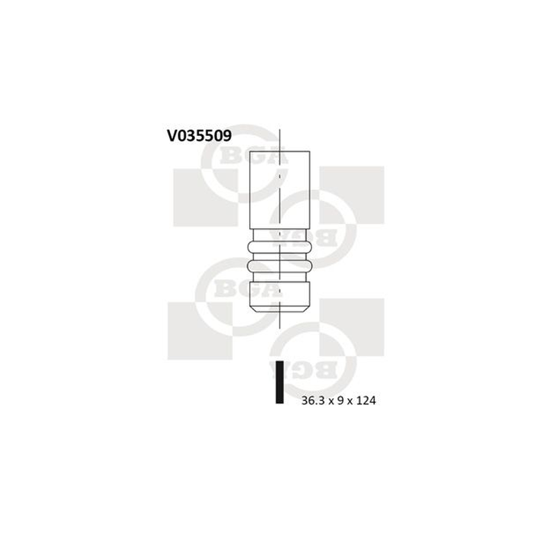 BGA Exhaust Valve V035509