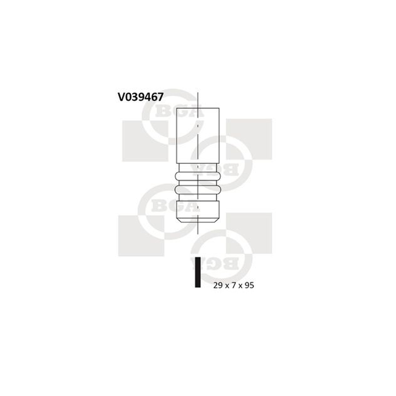 BGA Exhaust Valve V039467