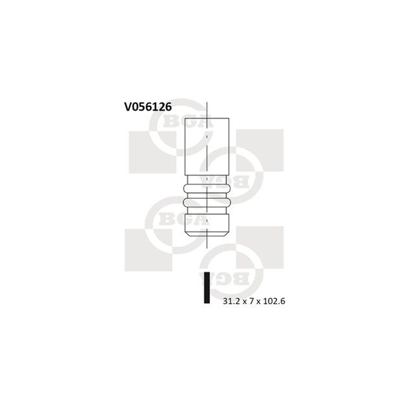 BGA Exhaust Valve V056126