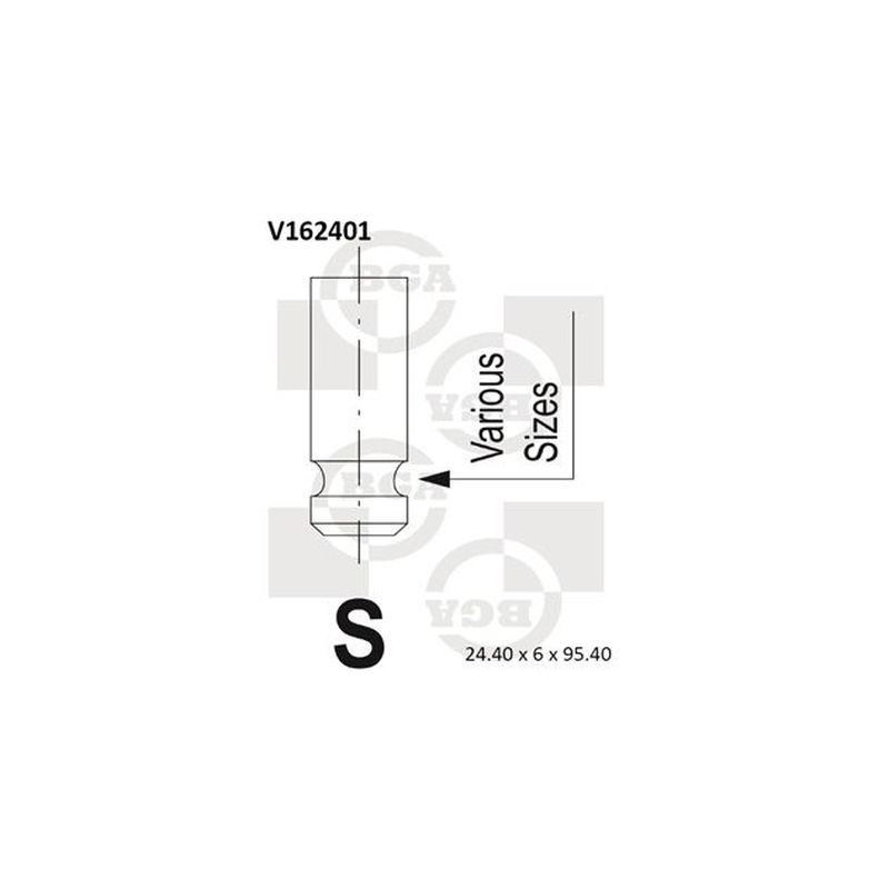 BGA Exhaust Valve V162401