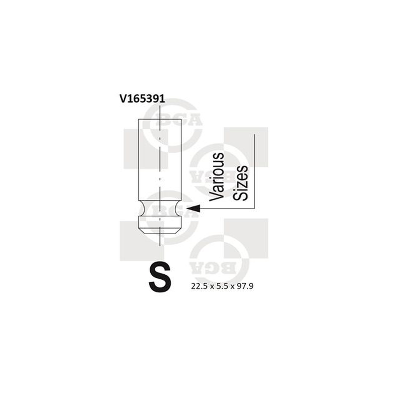 BGA Exhaust Valve V165391