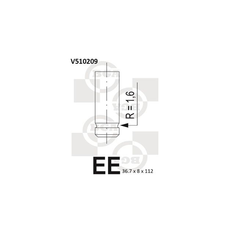 BGA Exhaust Valve V510209