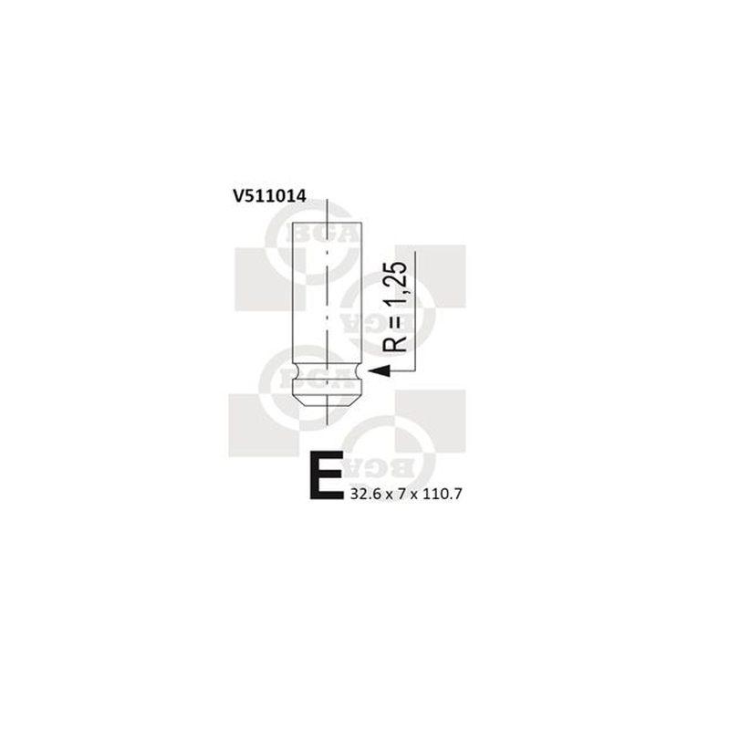 BGA Exhaust Valve V511014