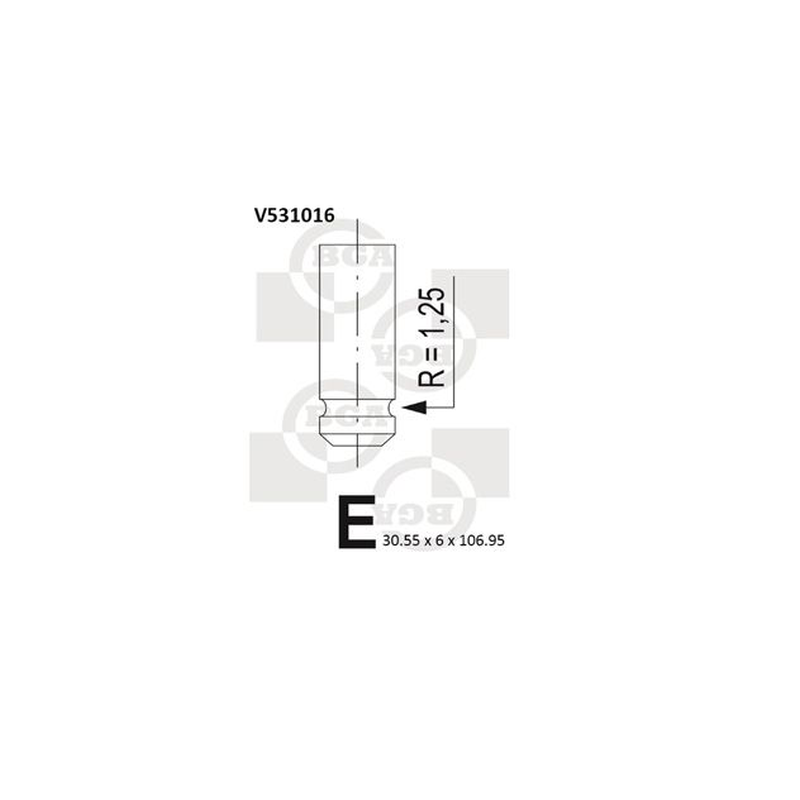 BGA Exhaust Valve V531016