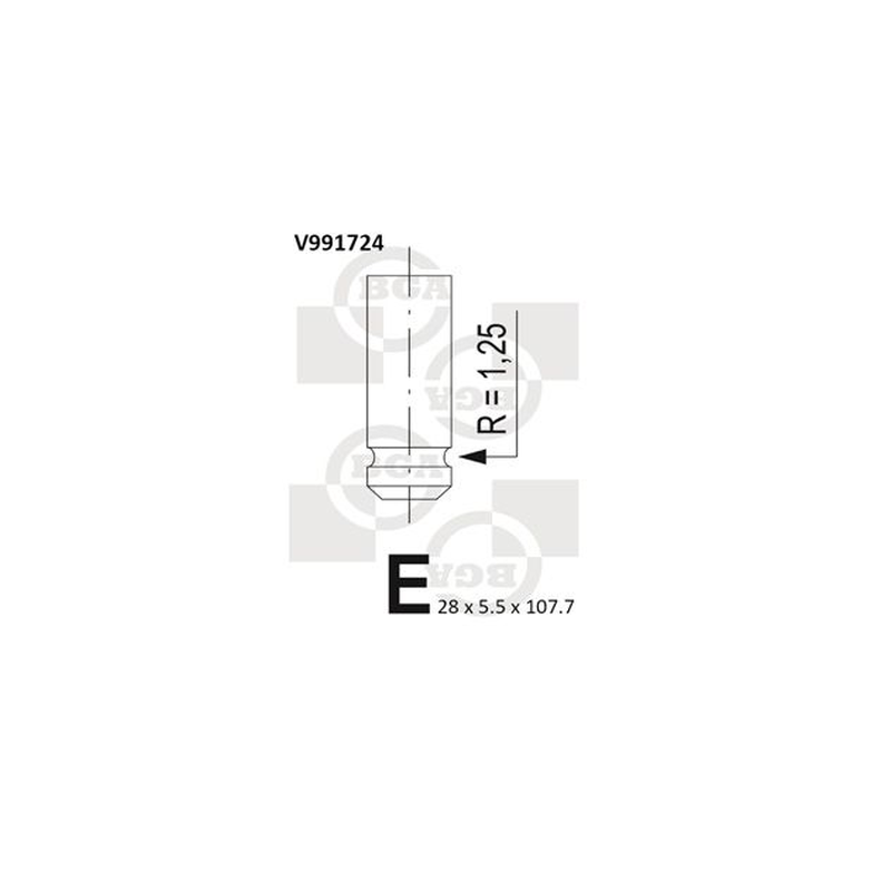 BGA Exhaust Valve V991724
