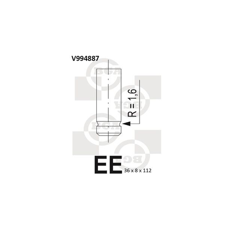 BGA Exhaust Valve V994887