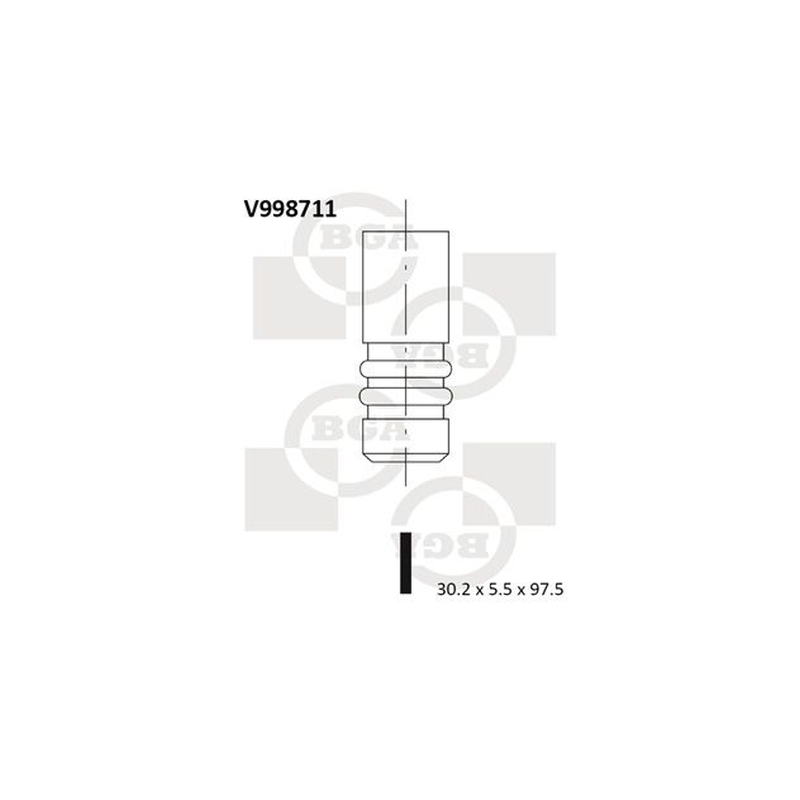 BGA Exhaust Valve V998711