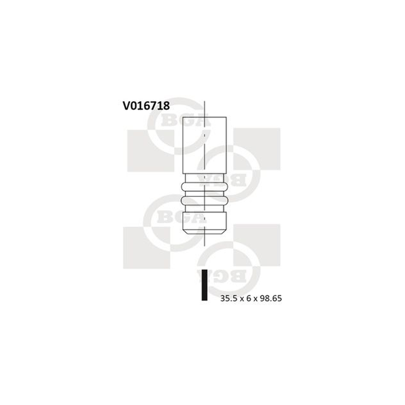 BGA Intake Valve Inlet V016718