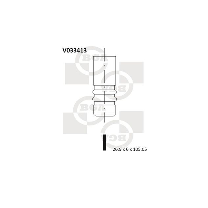 BGA Intake Valve Inlet V033413