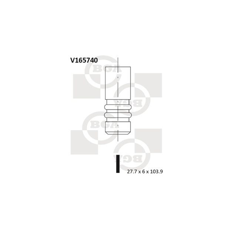 BGA Intake Valve Inlet V165740
