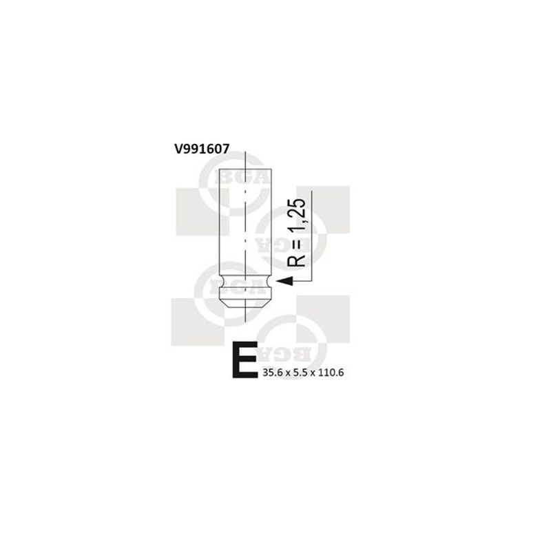 BGA Intake Valve Inlet V991607