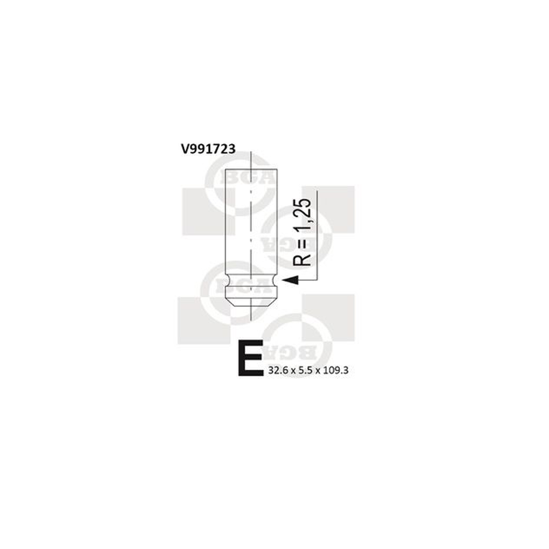 BGA Intake Valve Inlet V991723