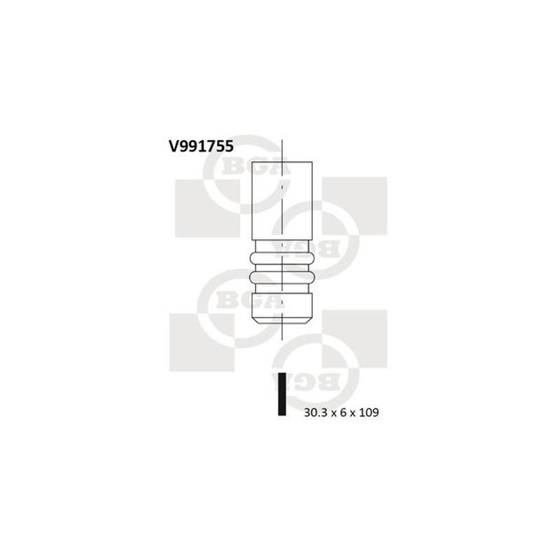 BGA Intake Valve Inlet V991755