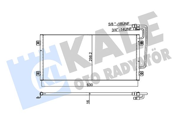 NRF Air Conditioning Condenser 350355