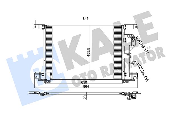 NRF Air Conditioning Condenser 350420