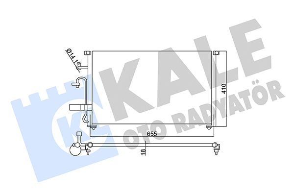 NRF Air Conditioning Condenser 350545