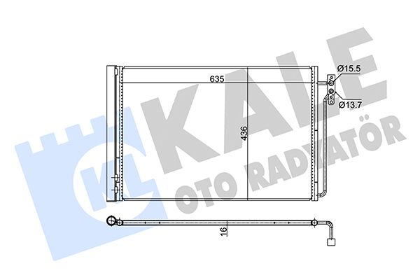 NRF Air Conditioning Condenser 350665
